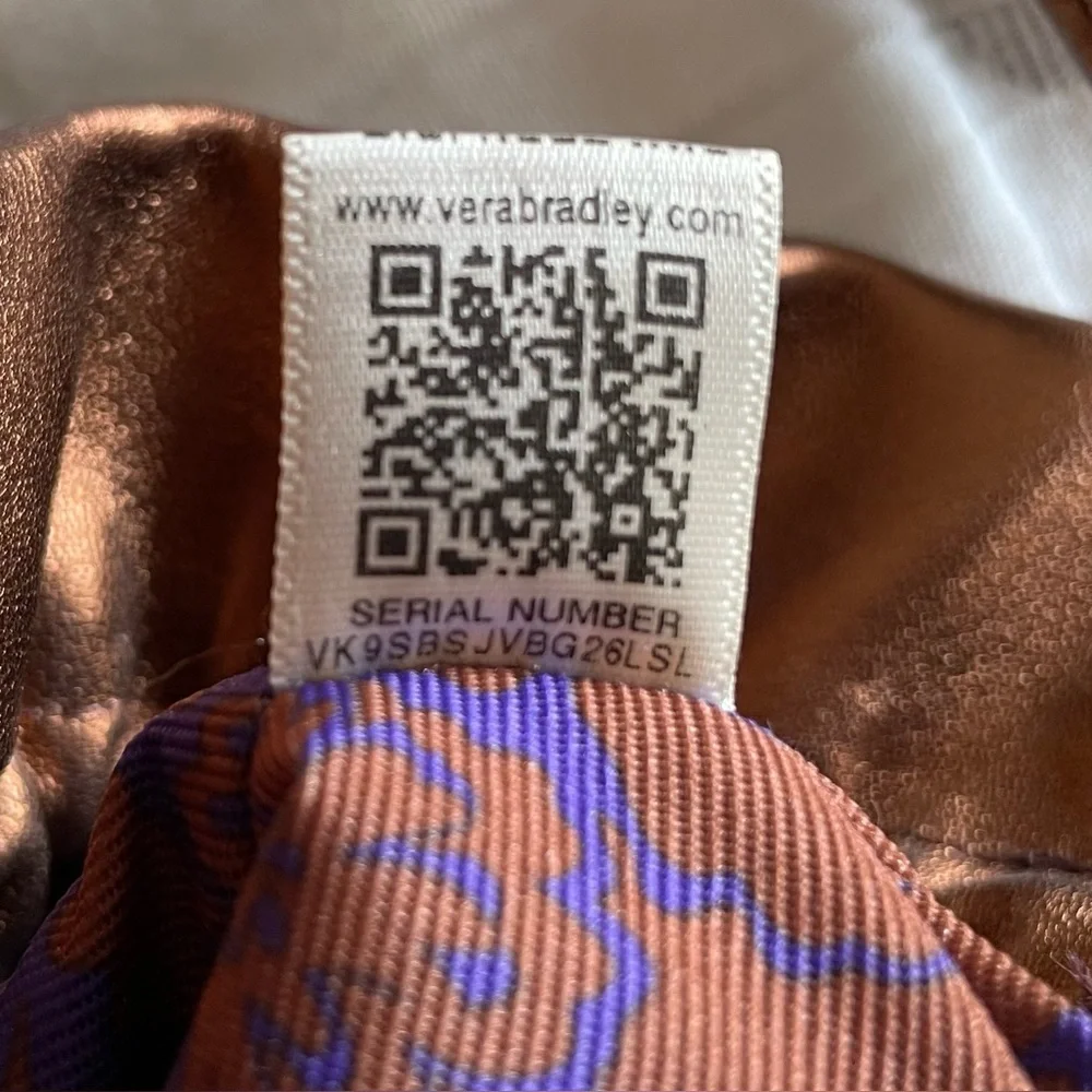 VERA BRADLEY Tilden Drawstring Crossbody Purse Handbag Bag NEVER USED LIKE NEW! - Picture 12 of 16